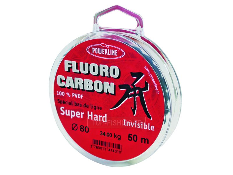 Fluorocarbone Carbon Powerline Hard - 50 m