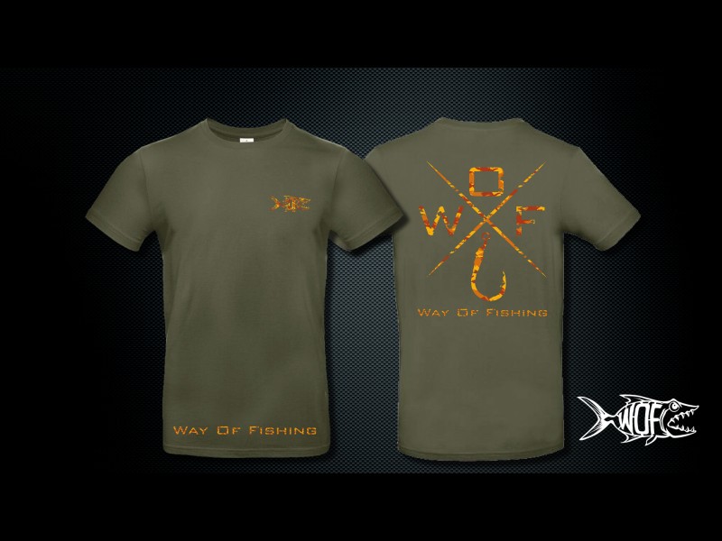 T-Shirt Way Of Fishing Croix 2023 Kaki