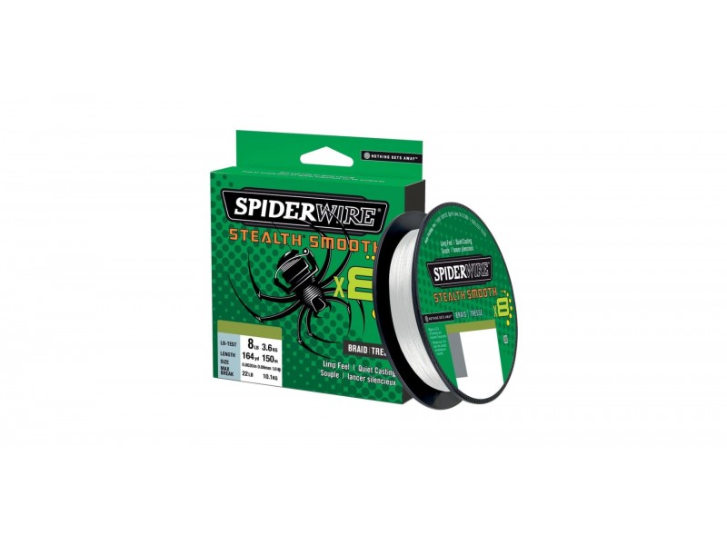 Tresse Spiderwire Stealth Smooth 8 Translucent 150m
