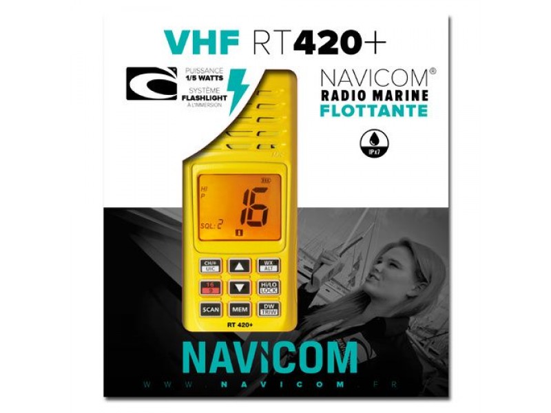 VHF Navicom RT420+ Pack VHF portable 5W