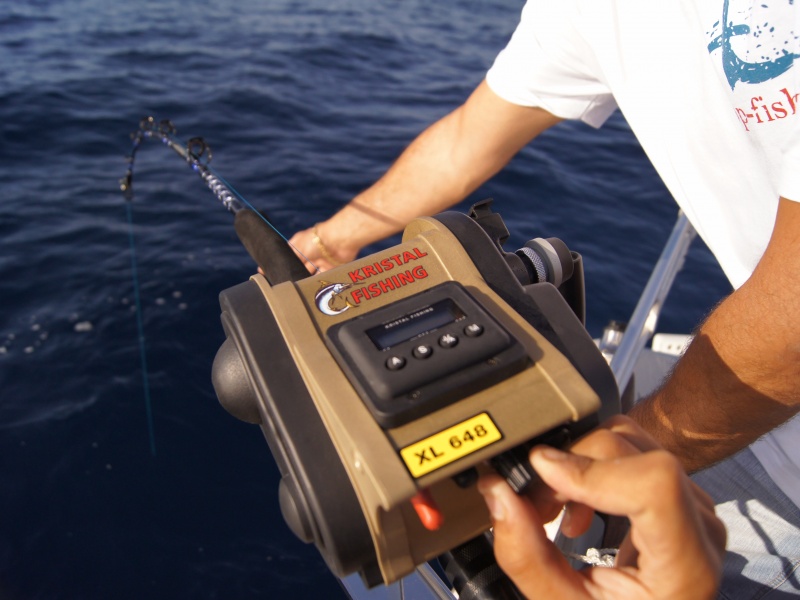 XL 648 Digital Kristal Fishing en action de pêche