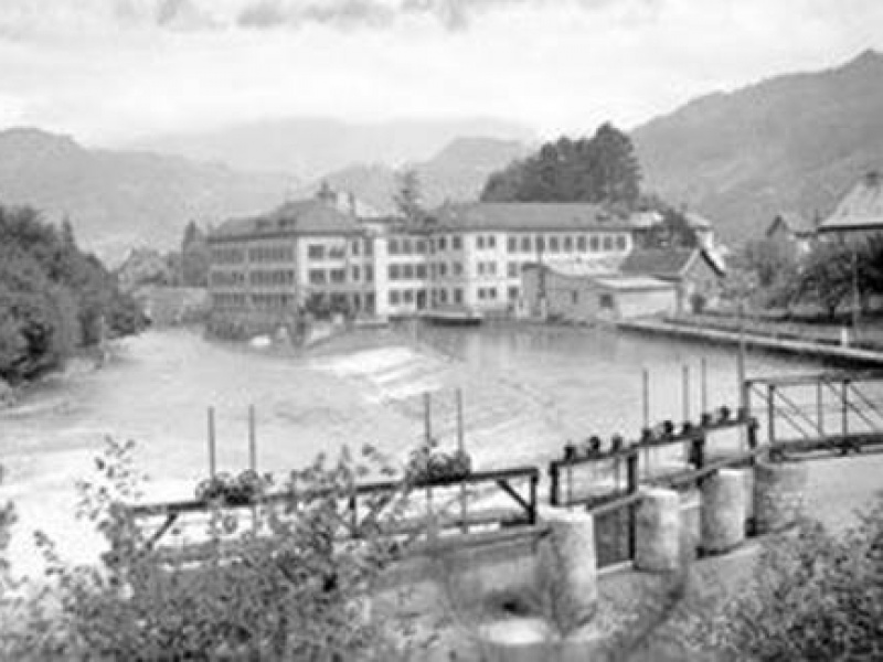 L'usine Mitchell dans le début des années 1900