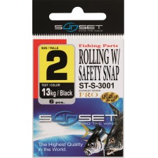 Emerillion agrafe Sunset rolling safety snap St-S 3001