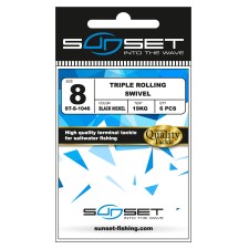 Emerillon Rolling Sunset Triple Rolling Swivel ST-S-1046