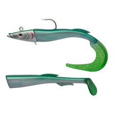 leurre-souple-berkley-powerbait-power-sandeel-150mm-Ayu Green
