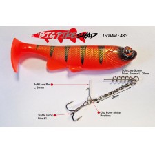 Leurre Souple Sakura Bigpike Shad 150mm Leurre Souple Sakura Bigpike Shad 150mm