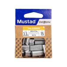 Sleeve Mustad Oval Aluminum Barrel Sleeve Mustad Oval Aluminum Barrel