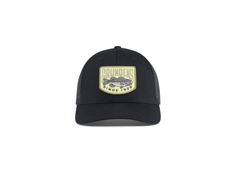 Casquette Grundens Bass Patch Trucker Black