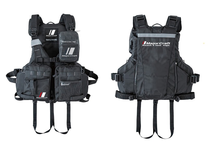 Gilet Flottant Major Craft Life Vest-Gris-noire