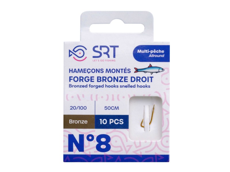 Hameçons Montés SRT Forge Bronze Droit
