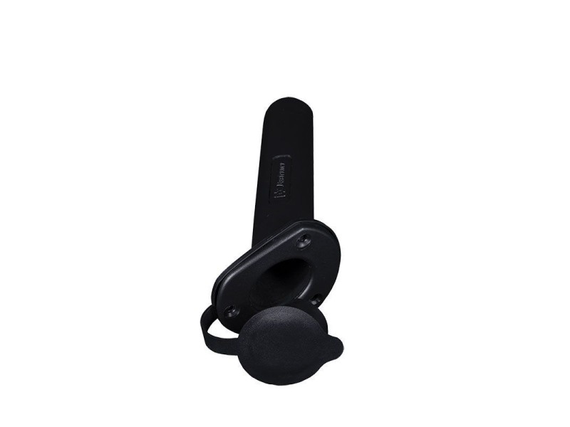 Porte-Canne Seanox Encastrable Pvc 30° Fermé-noir