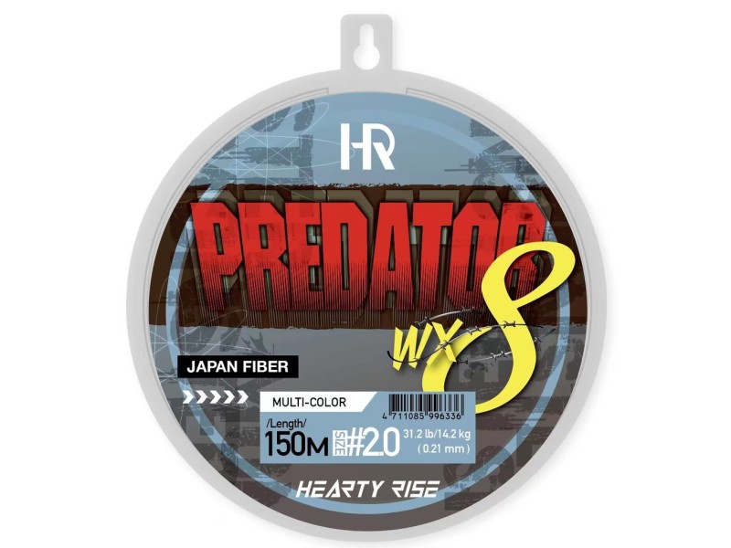 Tresse Hearty Rise Predator X8 150m Yellow