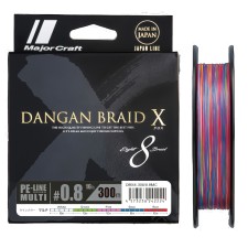 Tresse Major Craft Dangan Braid X Multicolor 3000m