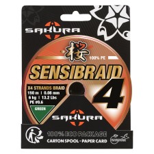 Tresse Sakura Sensibraid 4X Green 150m