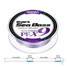 Tresse Varivas Seabass Max Power PEX9 150m