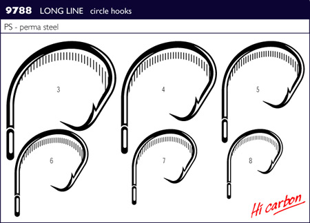 Hameçons VMC Circle Longline 9788 Permasteel