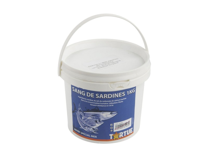 Amorce Tortue Sang De Sardine 1kg