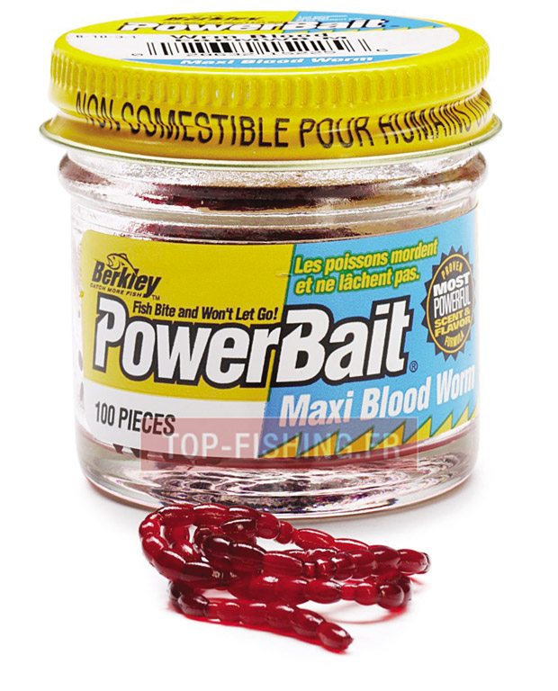 Appâts Berkley PowerBait Micro Blood Worms