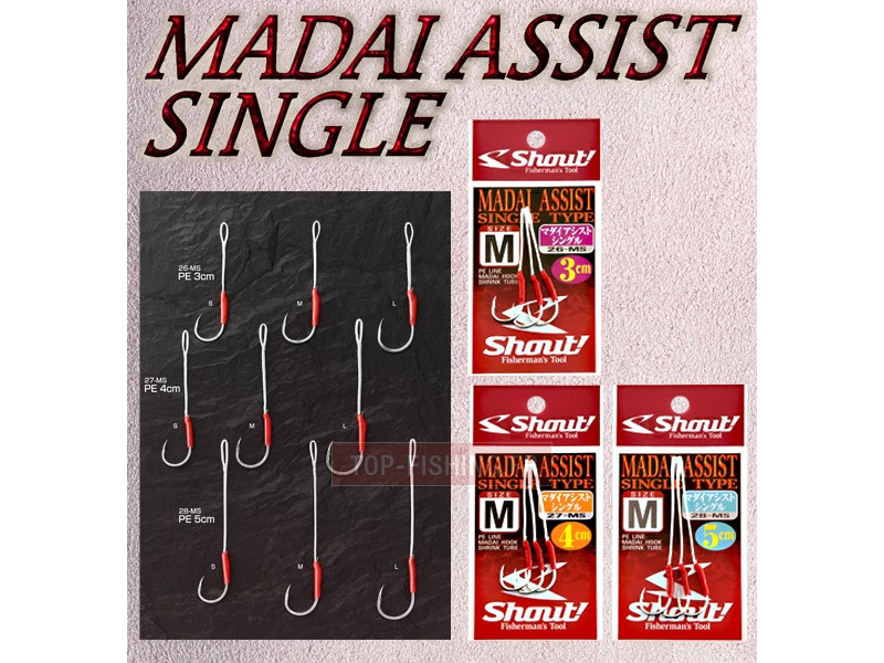 Assist Hook Shout Madai - 4 cm