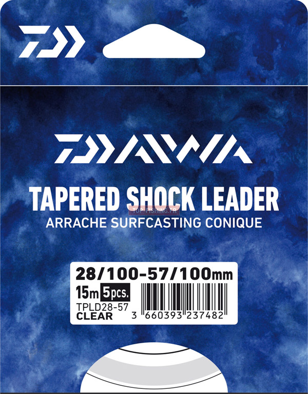 Bas de ligne Daiwa Arraché Surf Taper Leader Translucide - 15 m