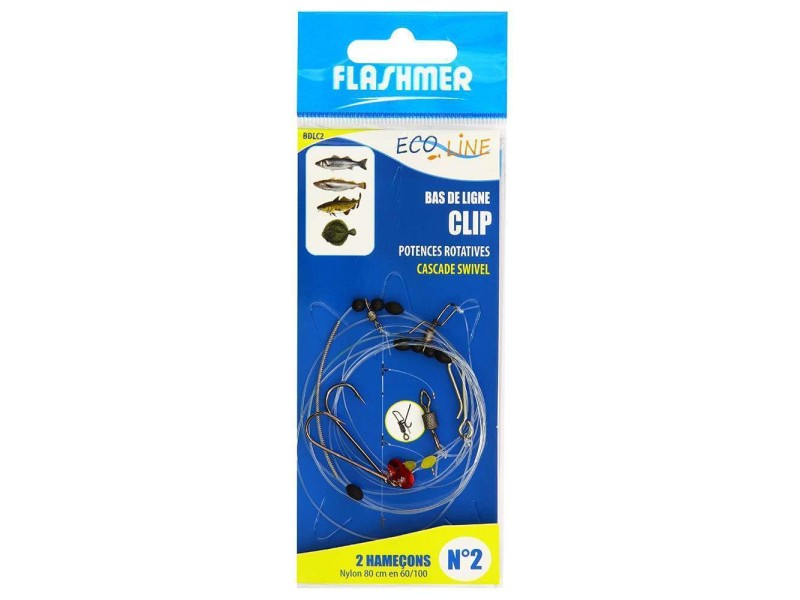 Bas De Ligne Flashmer Clip Ecoline