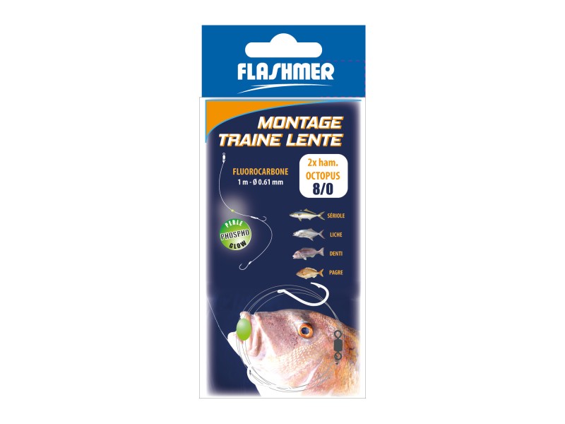 Bas De Ligne Flashmer Montage Traine Lente