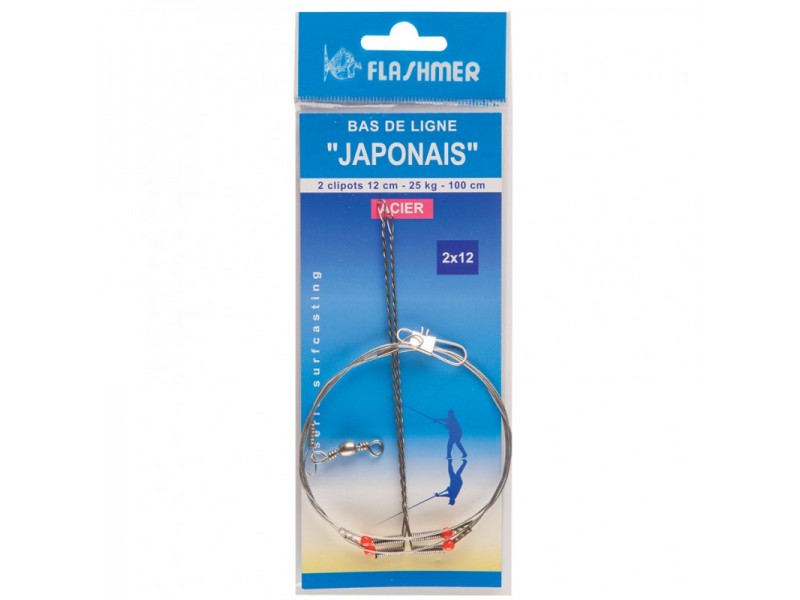 Bas de ligne Flashmer Japonais Acier