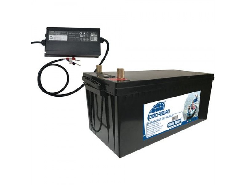 Batterie Lithium Energy Research 100 AH + Chargeur (Divers pour Pêche -  Navicom)