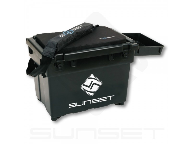 Caisse Sunset Sunbox + Coussin + Sangle + 2 Tablettes