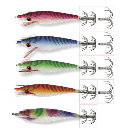 Turlutte Sea Squid Calmarette Petit Panier - 90 mm