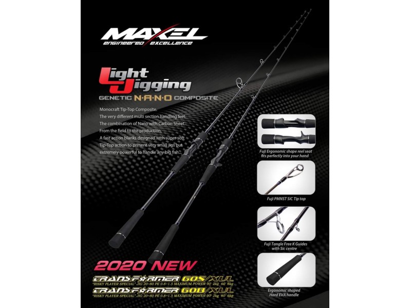 Canne Maxel transformer Light Jigging