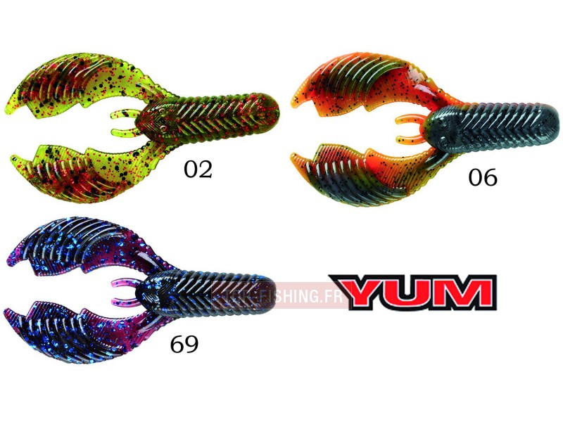 Ecrevisses Yum Craw Chunk - 70 mm