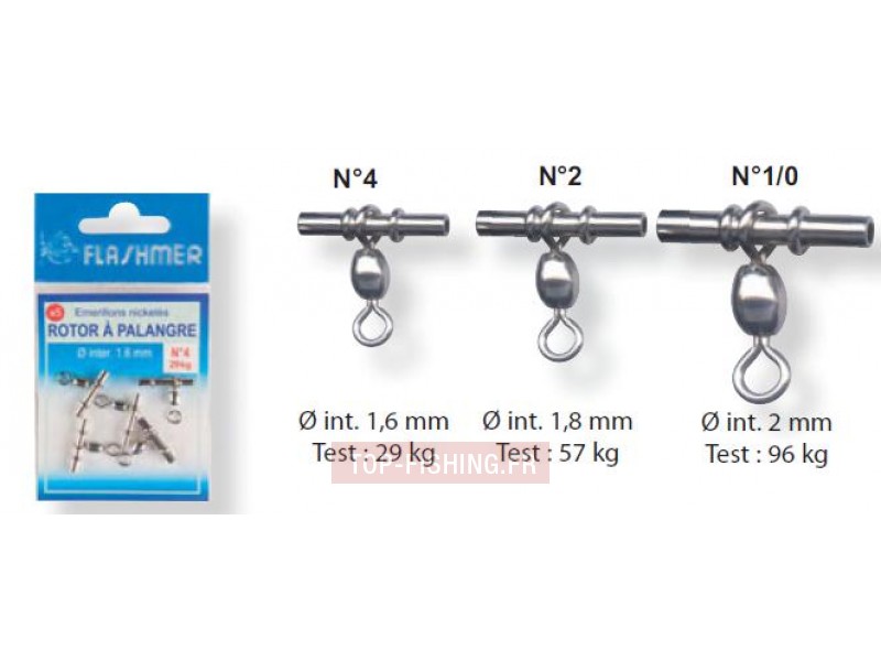 Emerillon Rotors à Palangre Flashmer