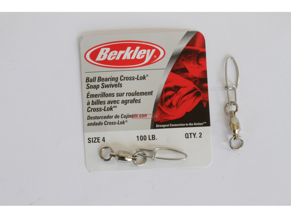 Emerillons Berkley McMahon Ball Bearing Swivels Nickel