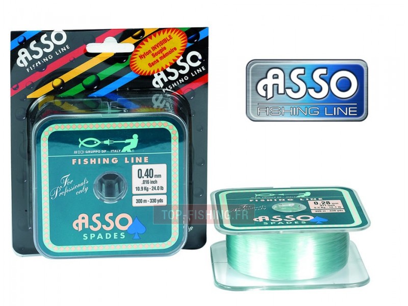 Fil ASSO Nylon Ultra - 100m (Nylon pour Pêches fines bâteau - Asso)