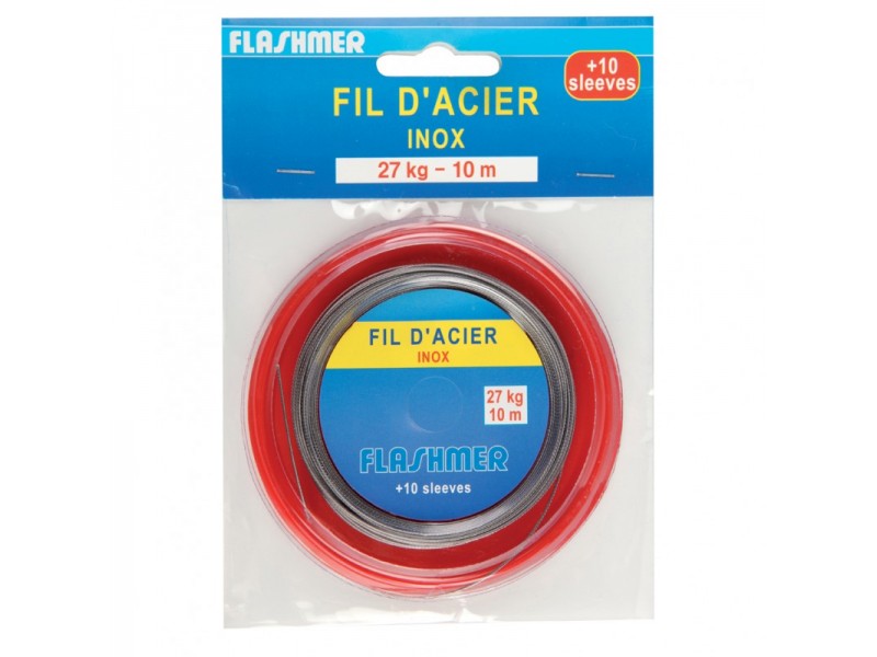 Fil D'acier Tresse Flashmer Bas De Ligne 10m