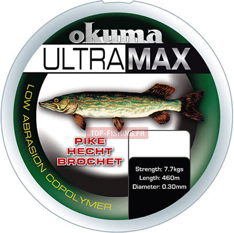 Fil Nylon Okuma Ultramax Brochet - Vert