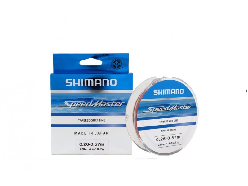 Fil Nylon Shimano Speedmaster Tapered Surf Leader Clear