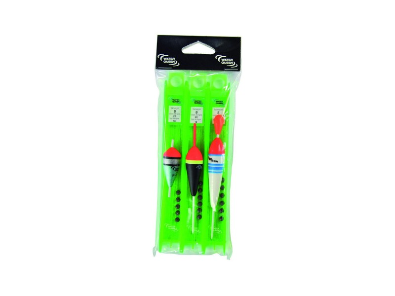 Flotteur Water Queen Pack 3 Lignes Montées Truite Gros Poissons