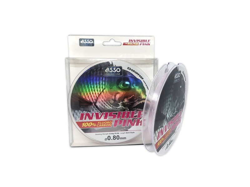 Fluorocarbone Asso Invisible Pink 30m