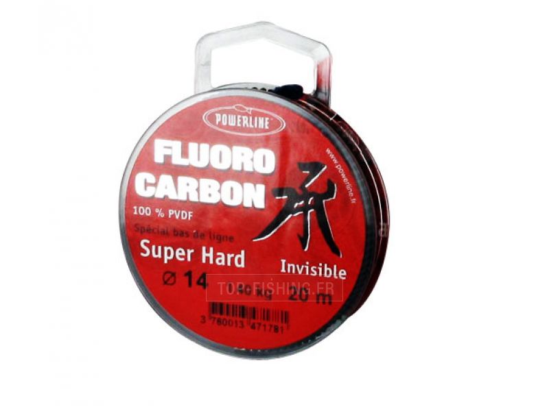 Fluorocarbone Carbon Powerline hard 20m