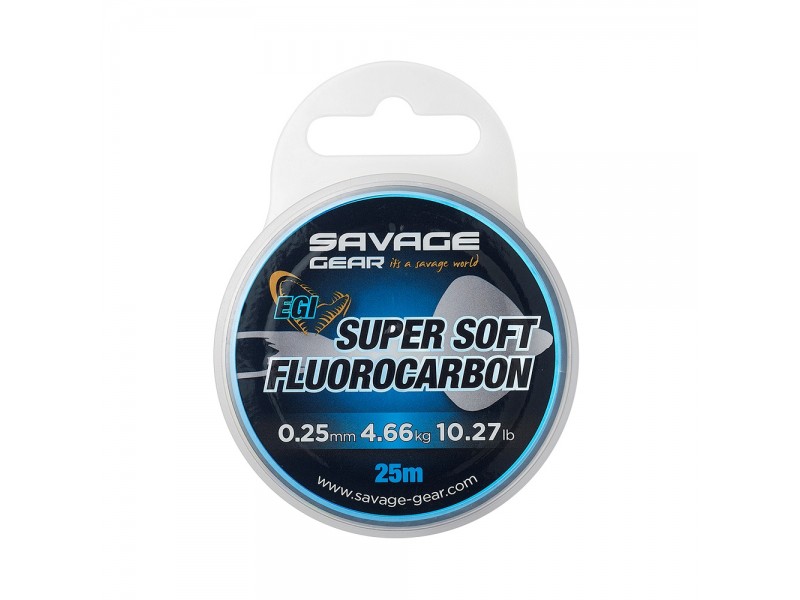 Fluorocarbone Savage Gear Super Soft Egi Leader 25m
