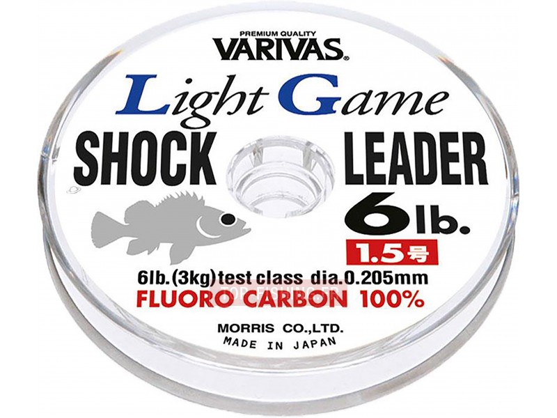 Fluorocarbone Varivas Light Game Shock Leader Mebaru - 30 m