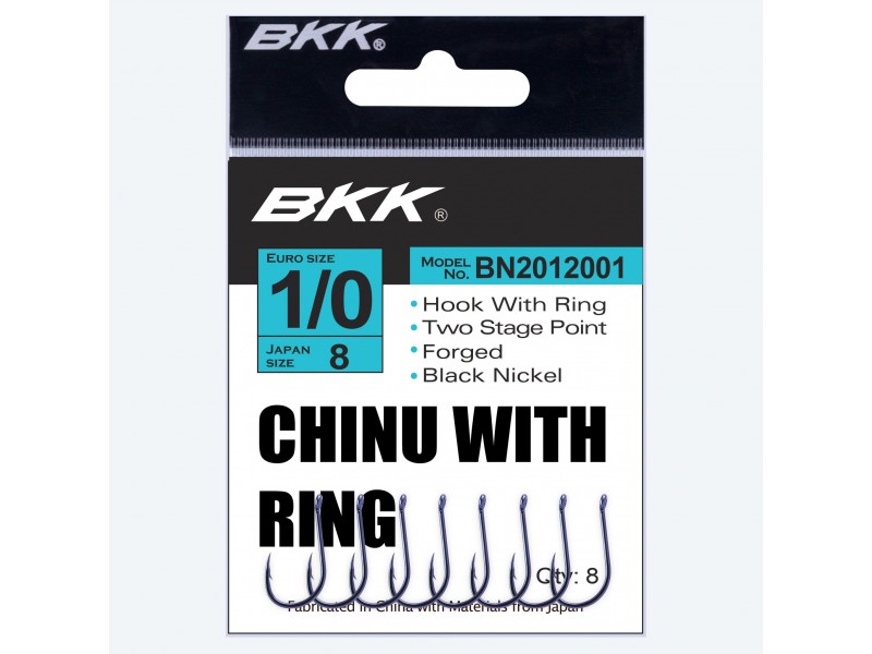 Hameçon Simple BKK Chinu-R Diamond à Oeillet