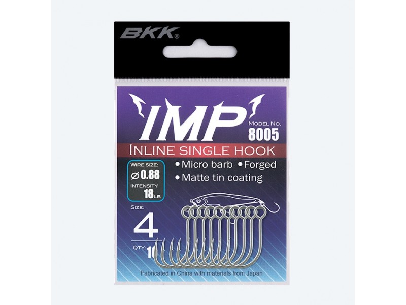 Hameçon Simple BKK Inline Single Hook 