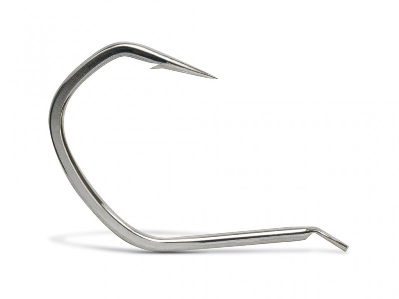 Hameçon simple VMC 7117 Light jigging hook Etain brillant