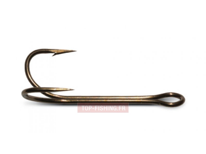 Hameçon double VMC 8918 Limerick 3X Long Bronze