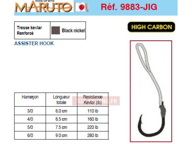 Hameçons MARUTO 9883 JIG