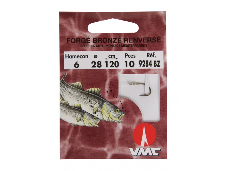 Hameçons Montés Ragot Forgé Bronzé Renversé