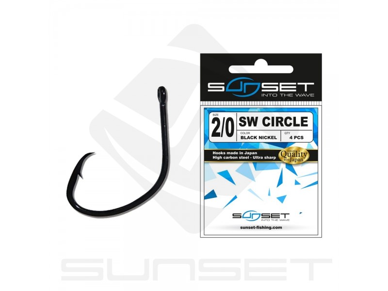 Hameçons Simples Sunset Sunhooks SW Circle BN